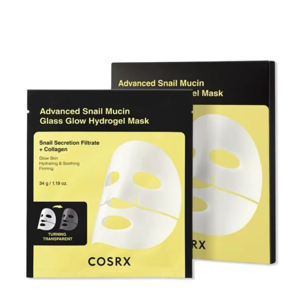 cosrx snail glow hydrogel mask