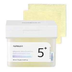 numbuzin glutathione vitamin concentrated toner pads 5+